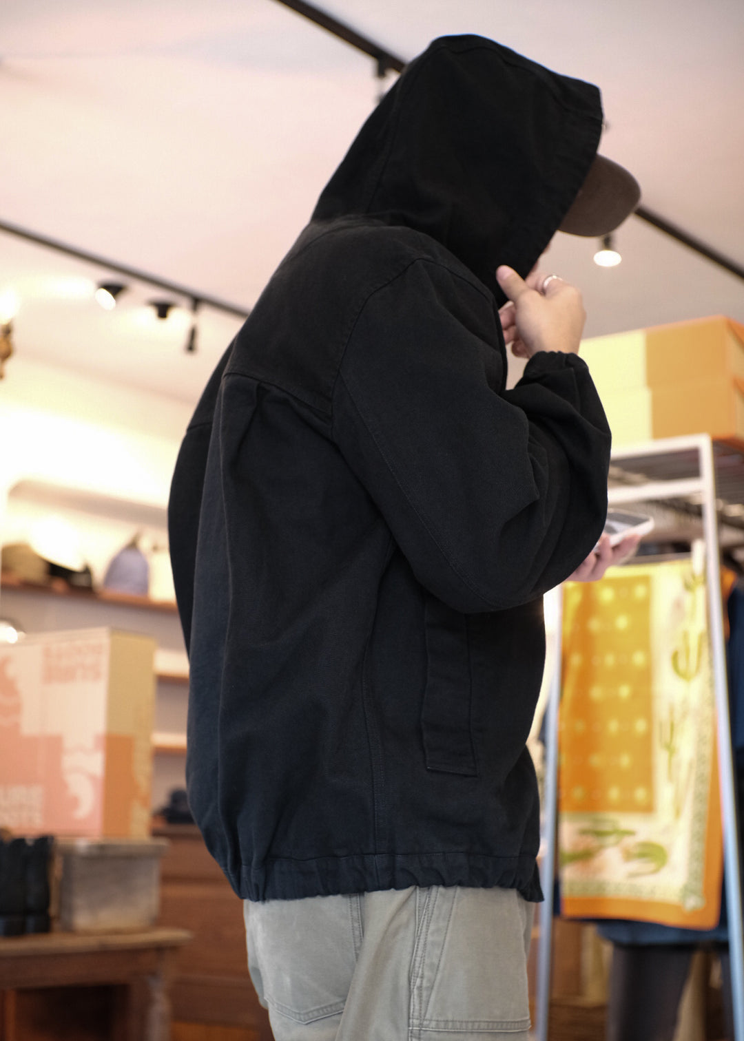 【PATHLOW】PERS PROJECTS パースプロジェクト FAITHFUL HOOD JUMPER BLACK