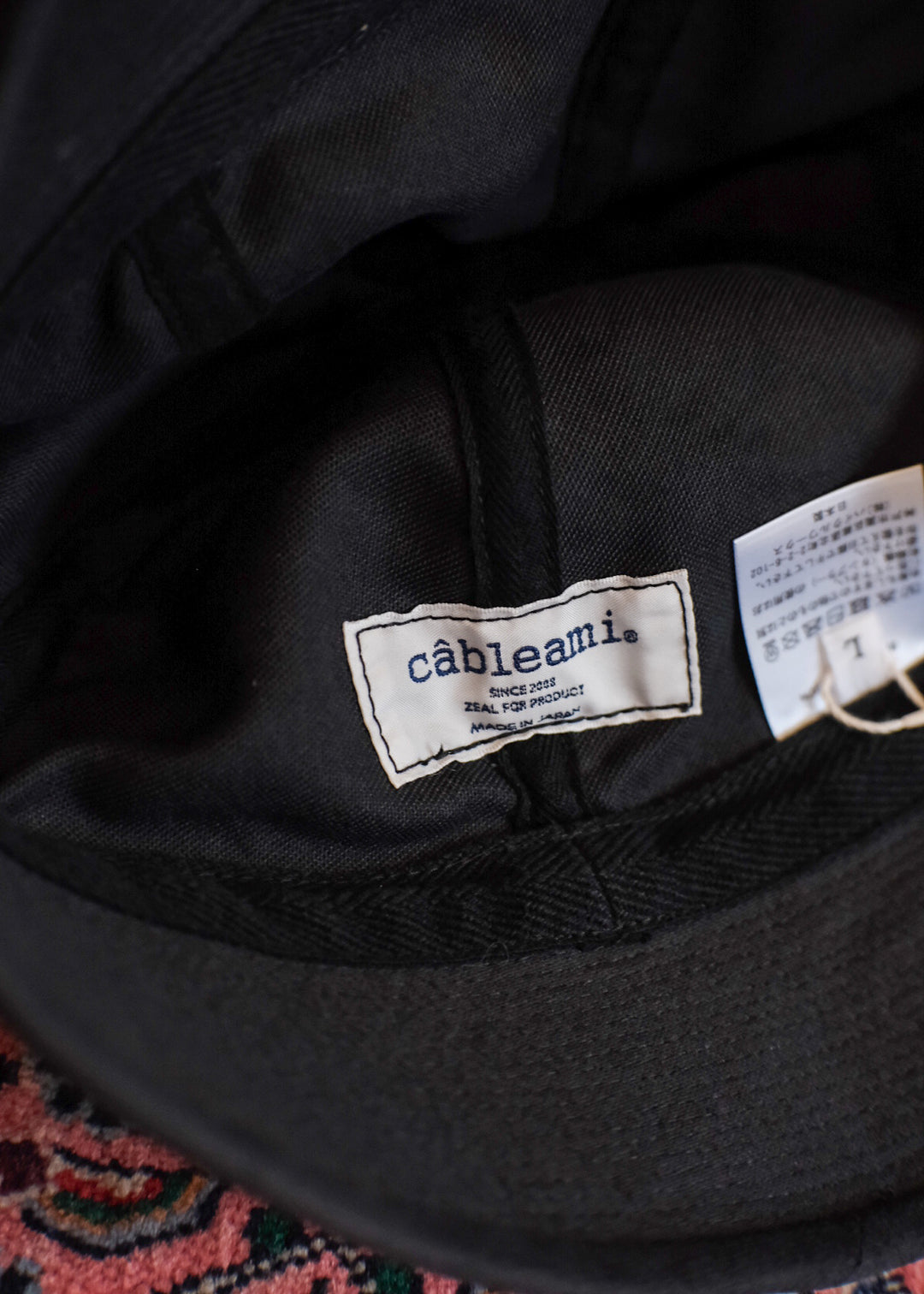 【PATHLOW】cableami CANVAS DIXIE HAT
