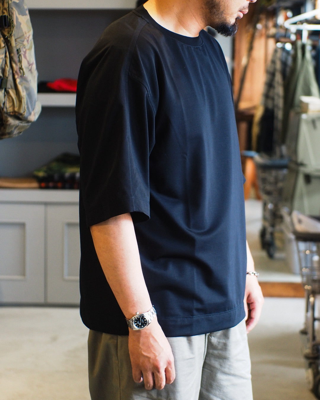 LAMOND STICH WORK COOL TEE Black