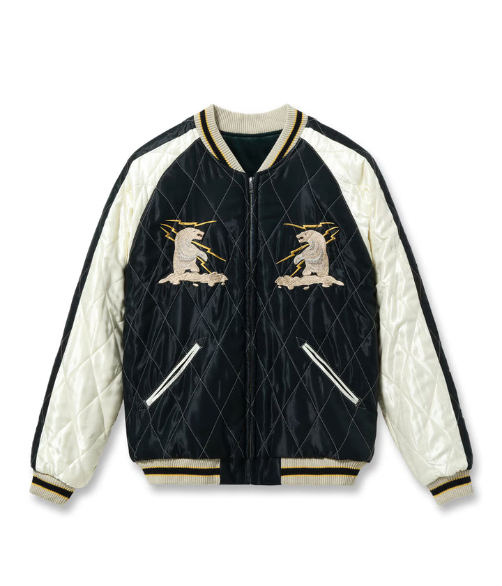 TAILOR TOYO テーラー東洋 TT15974-145 Late 1950s Style Velveteen Souvenir Jacket “POLAR BEAR” × “ALASKA MAP”