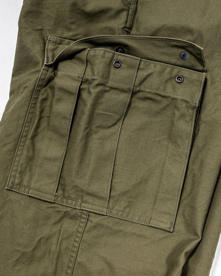 WORKERS ワーカーズ M-65 Trousers Mod, OD Reversed Sateen