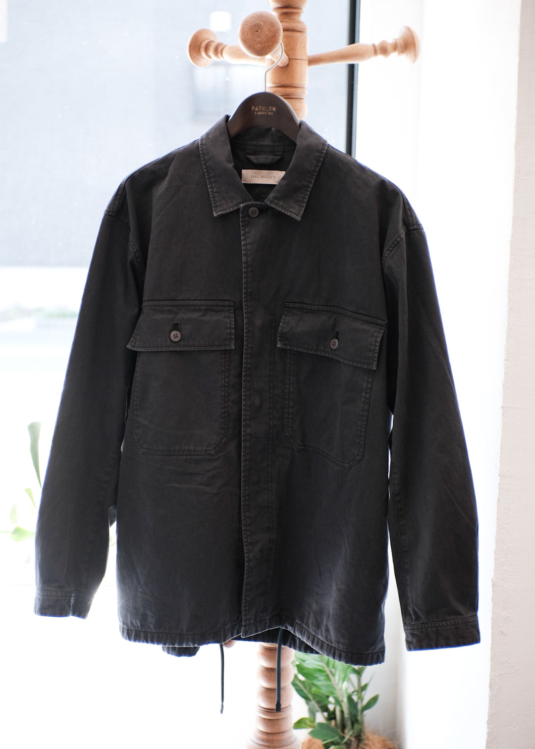 【PATHLOW】PERS PROJECTS パースプロジェクト NOMADIC JACKET FADED BLACK