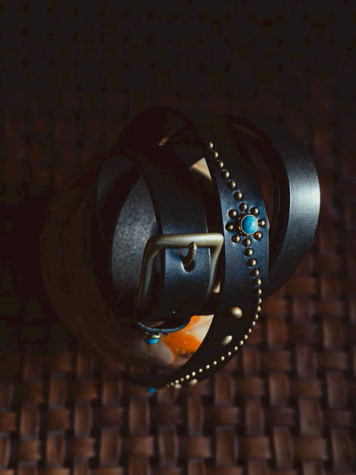 Nasngwam ナスングワム Studs Belt