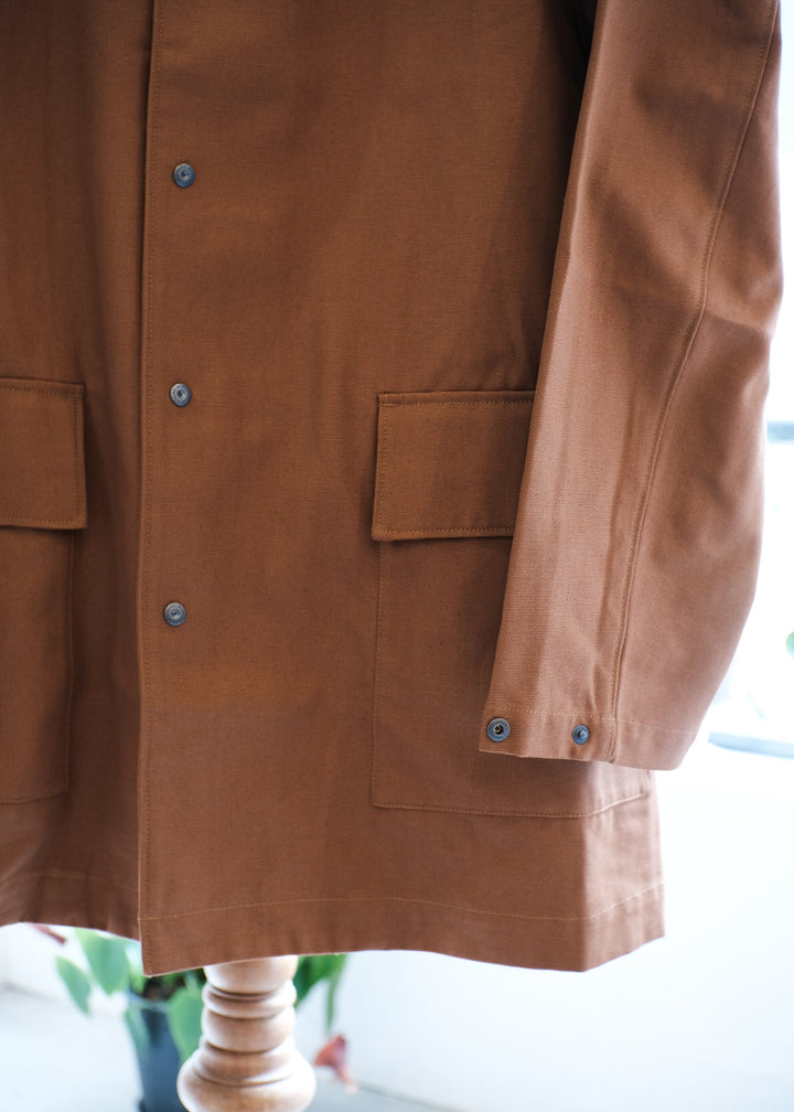 【PATHLOW】MANUAL ALPHABETCOTTON CANVAS WORK JACKET CAMEL
