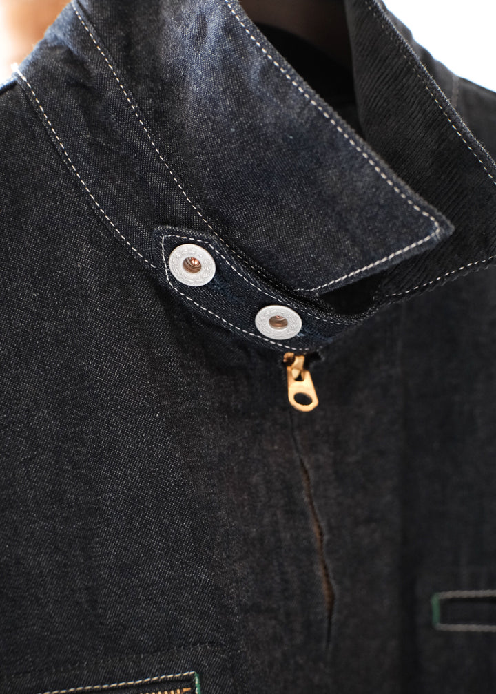 【PATHLOW】H.UNIT エイチ ユニット DENIM ZIP WORK JACKET ONE WASH