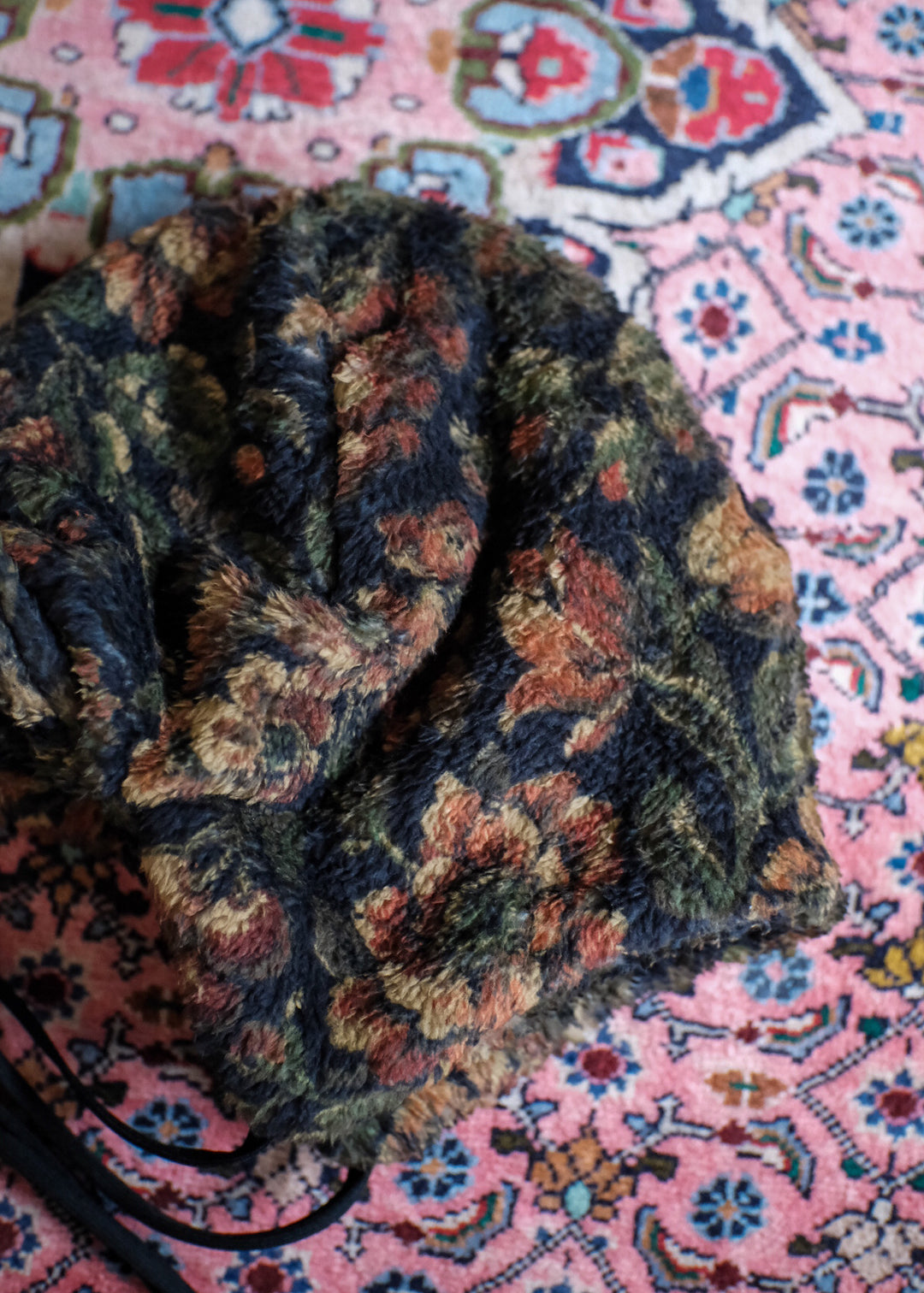 【PATHLOW】cableami FLOWER Print Fleece AVIATOR