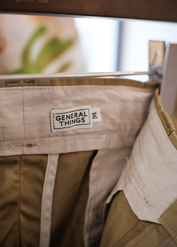 【PATHLOW】GENERAL THINGS DWLT2 / Daily Work Life Trouser 2 Khaki