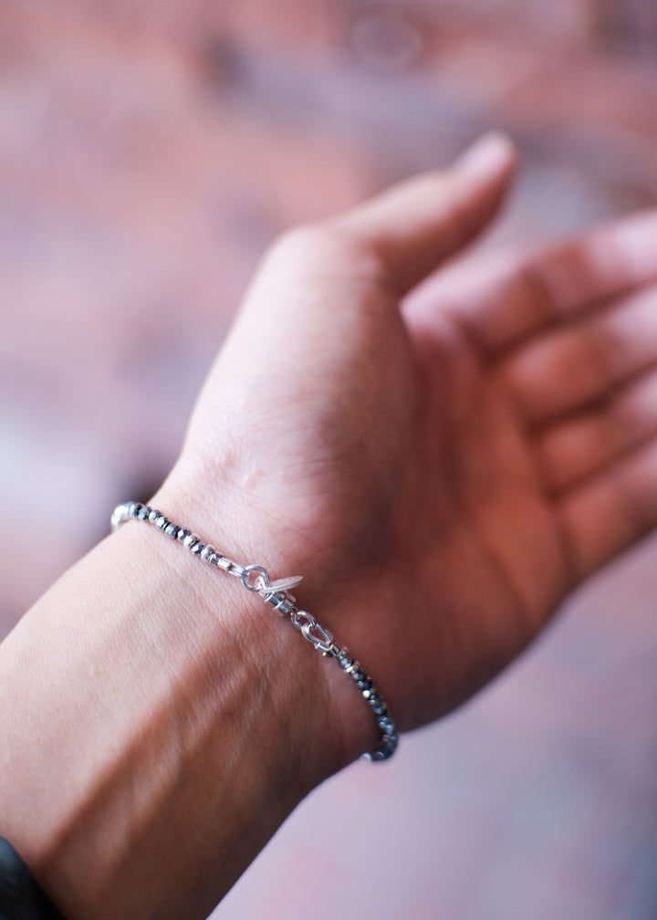 【PATHLOW】ESPERANTO エスペラント HEMATITE silver BRACELET