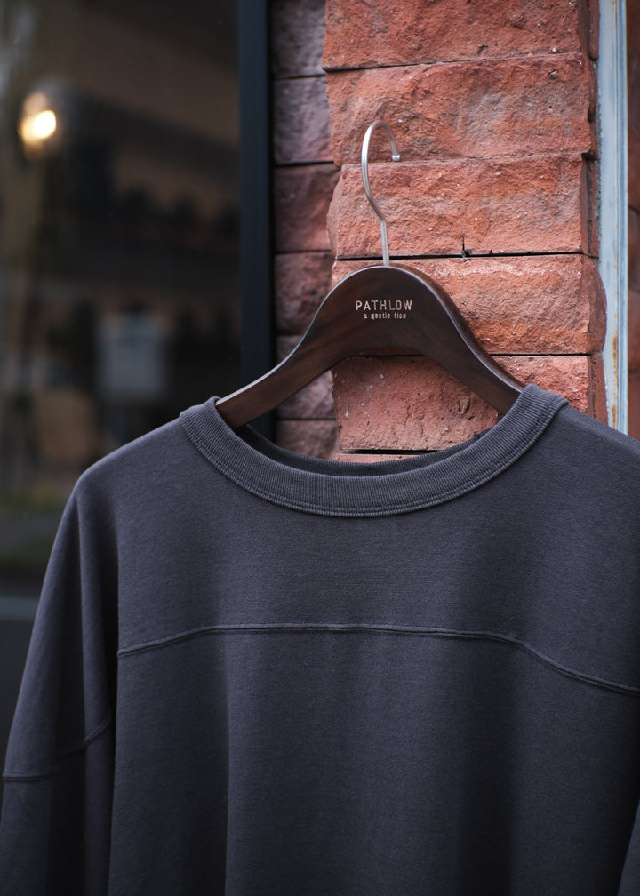 【PATHLOW】Unison Special C/R FOOTBALL TEE BLACK