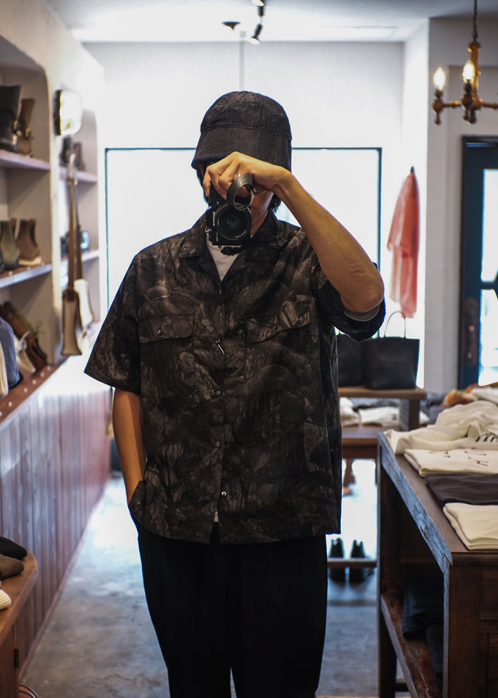 【PATHLOW】MANUAL ALPHABET REAL-TREE CAMO S/S SHIRTS CHARCOAR