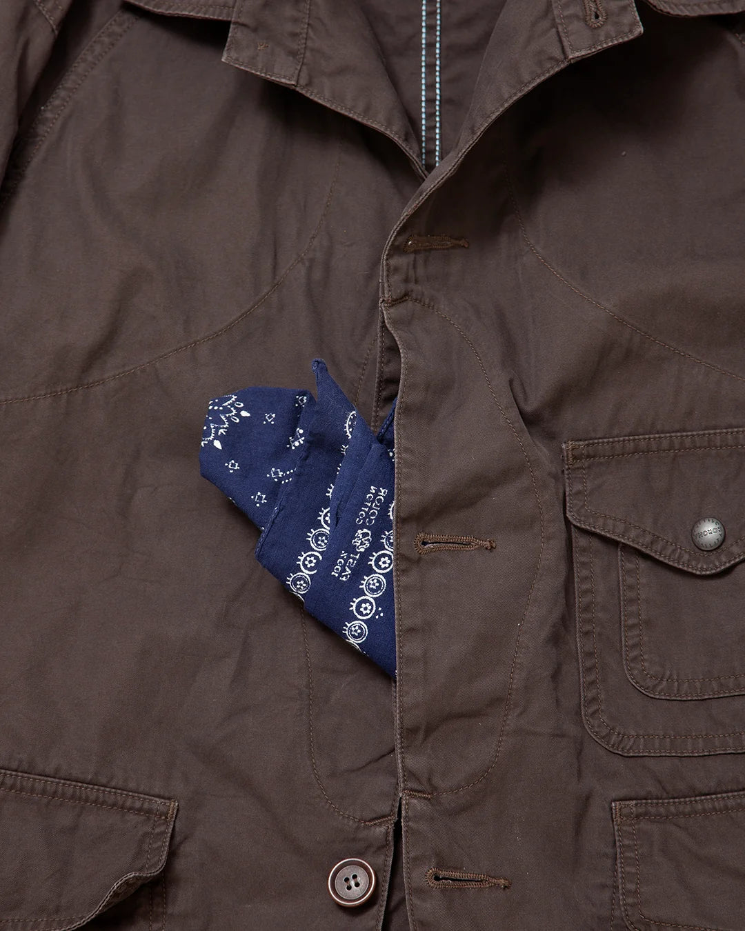 CORONA コロナ CJ001 CORONA・GAME JACKET / Chocolate Brown w/ Bio-wash