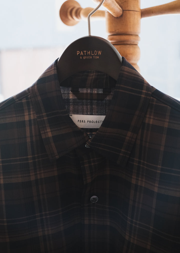 【PATHLOW】PERS PROJECTS パースプロジェクト ANDRWEW L/S SHIRTS “check”