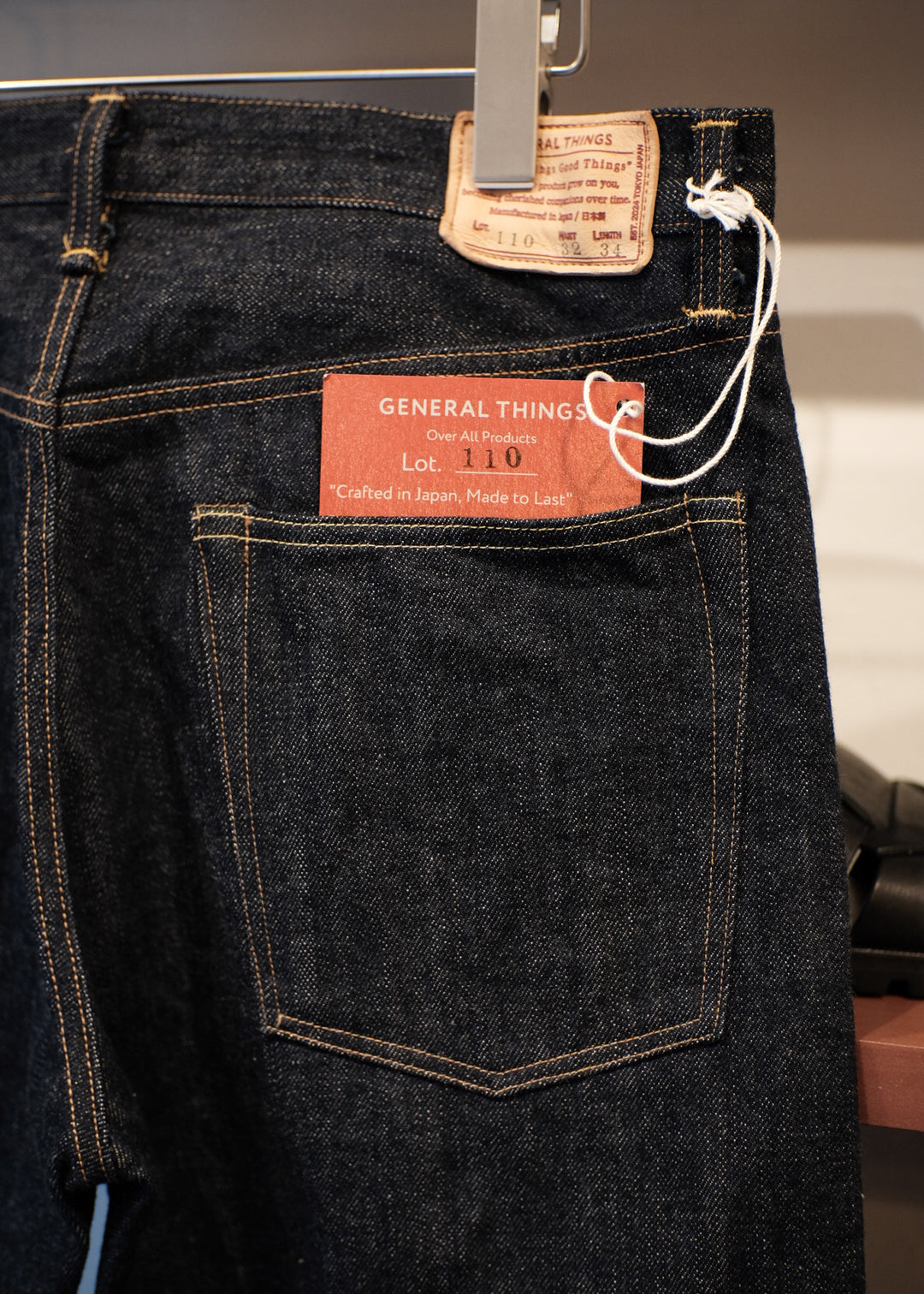 【PATHLOW】GENERAL THINGS Lot.110 / Button fly Jeans Line 1 Straight
