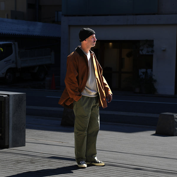 【PATHLOW】MANUAL ALPHABETCOTTON CANVAS WORK JACKET CAMEL
