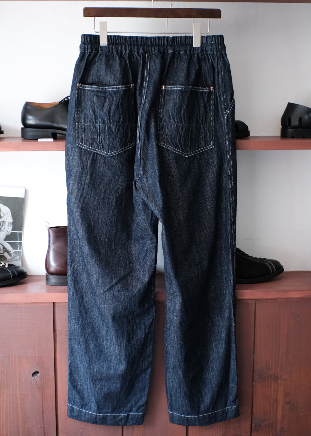 【PATHLOW】H.UNIT エイチユニット Denim work easy pants(One wash)