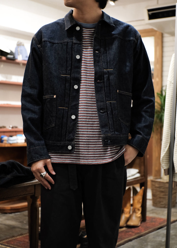 【PATHLOW】GENERAL THINGS Lot.7110 / 2 Pockets Solid Denim Jacket