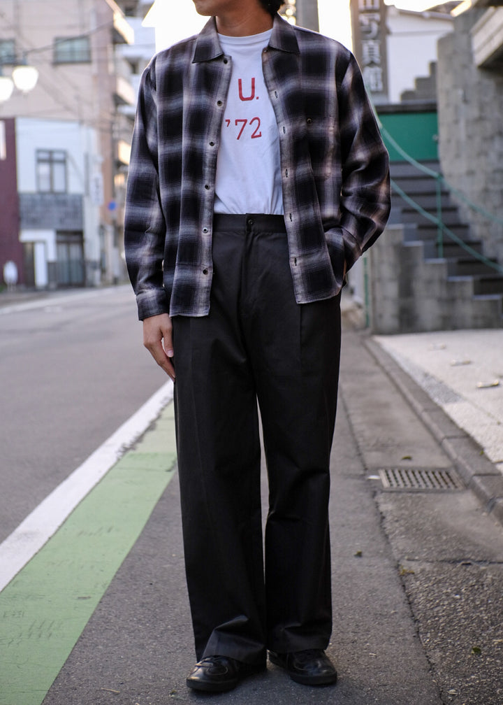 【PATHLOW】MANUAL ALPHABET OMBRE CHECK L/S SHIRTS