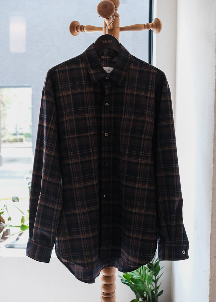 【PATHLOW】PERS PROJECTS パースプロジェクト ANDRWEW L/S SHIRTS “check”