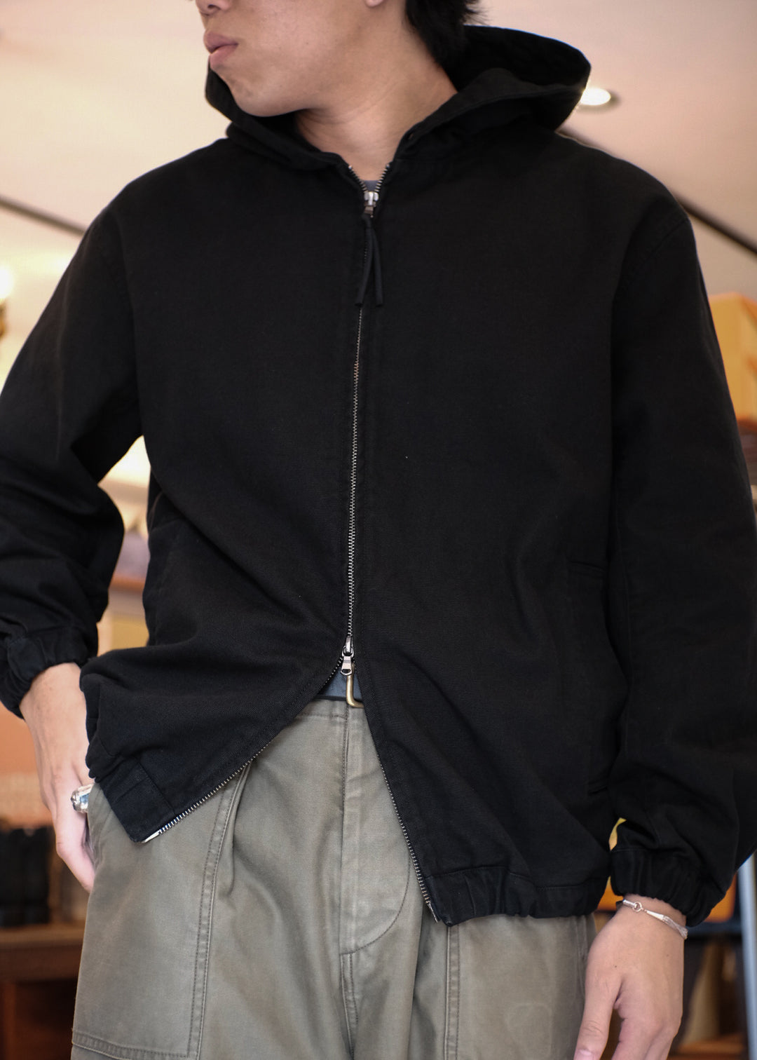 【PATHLOW】PERS PROJECTS パースプロジェクト FAITHFUL HOOD JUMPER BLACK