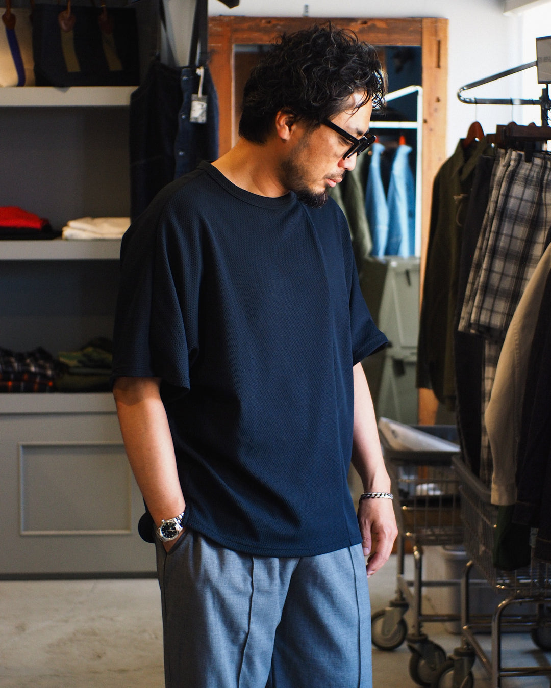 melple Salt Creek Thermal Dolman Sleeve Black
