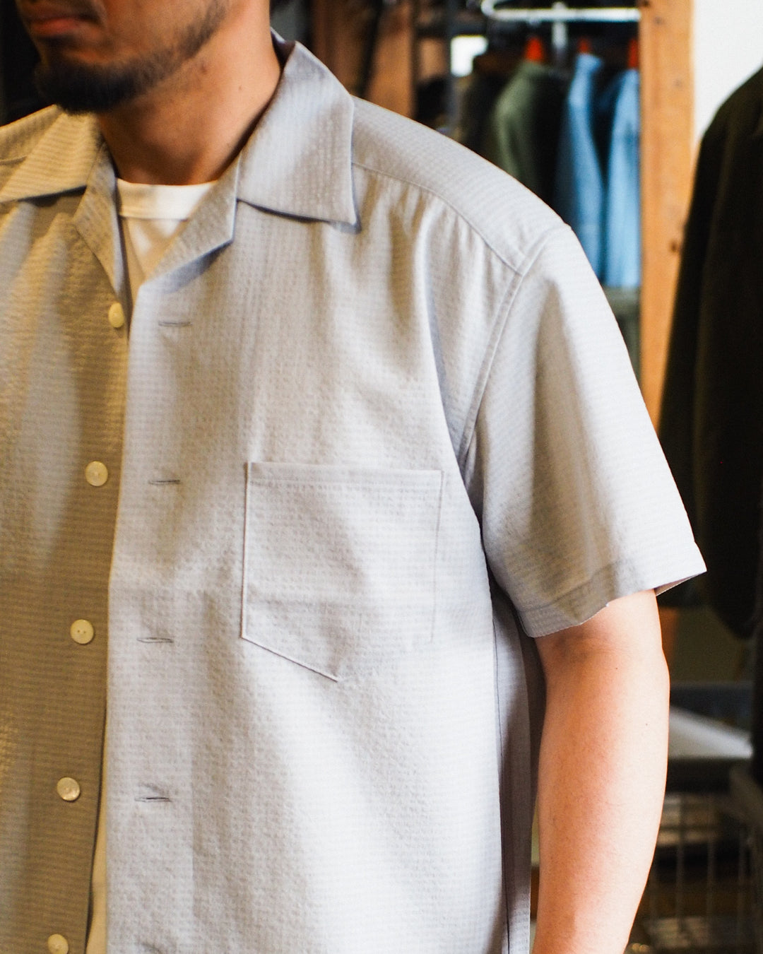TROPHY CLOTHING "MONOCHROME" Utility S/S Shirt / TR26SS-411 White