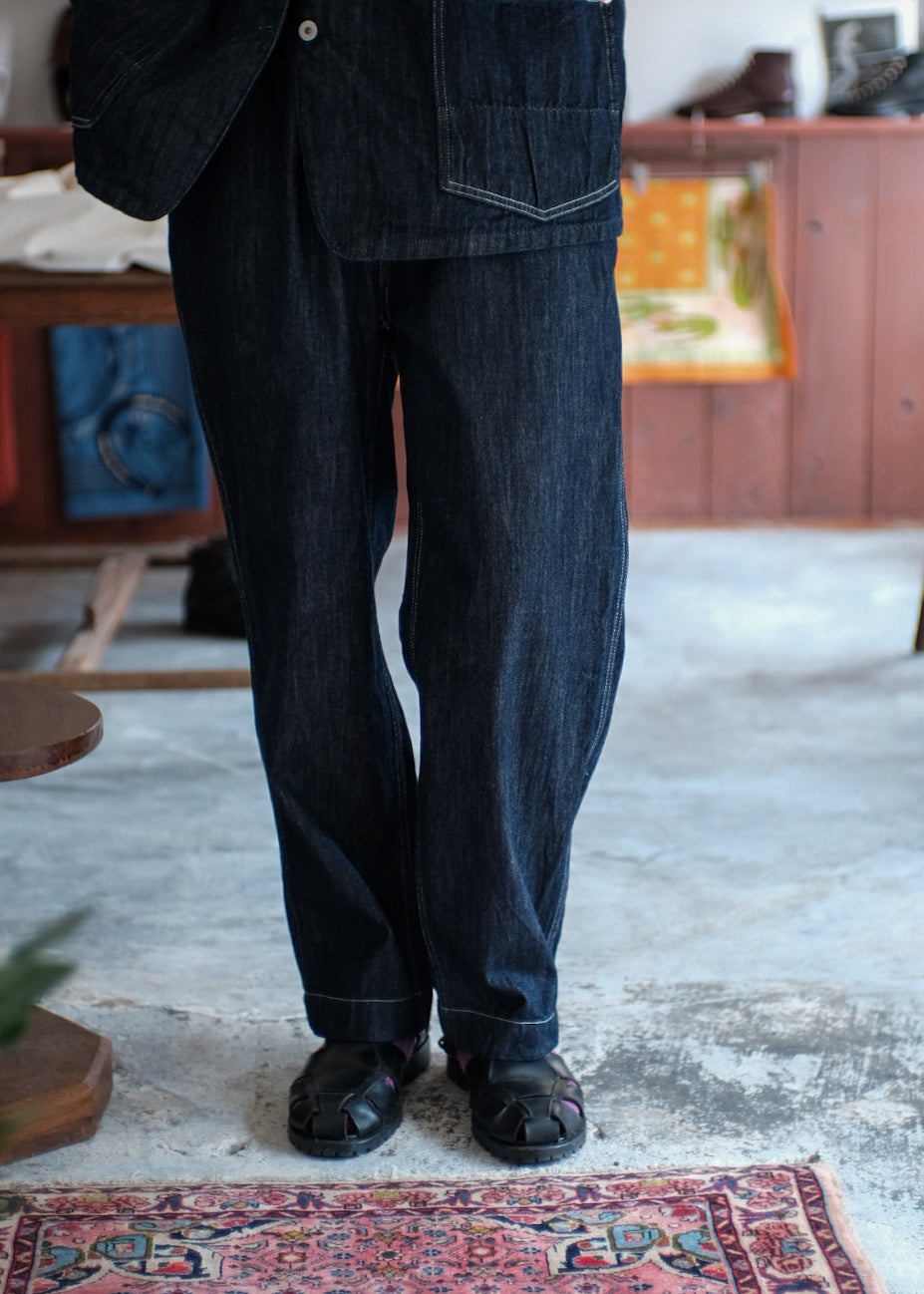【PATHLOW】H.UNIT エイチユニット Denim work easy pants(One wash)