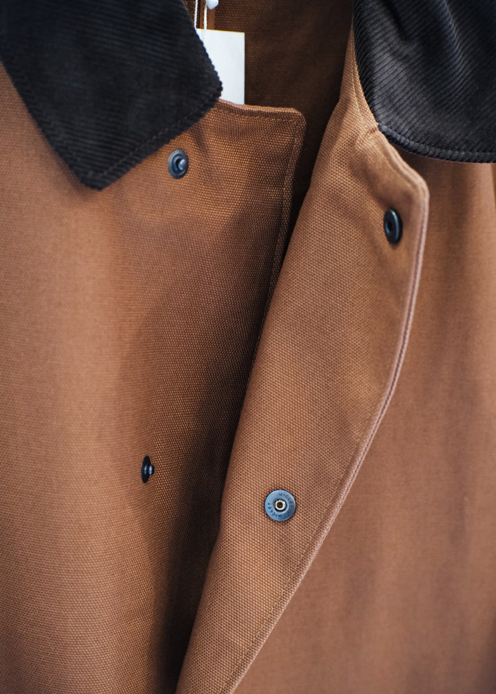 【PATHLOW】MANUAL ALPHABETCOTTON CANVAS WORK JACKET CAMEL