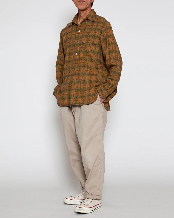 CORONA コロナ CS005 W.C.W SHIRT PULLOVER / Khaki × Green