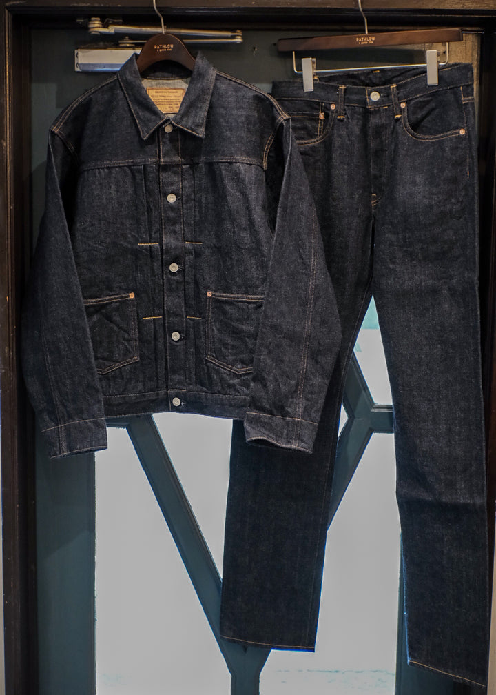 【PATHLOW】GENERAL THINGS Lot.7110 / 2 Pockets Solid Denim Jacket