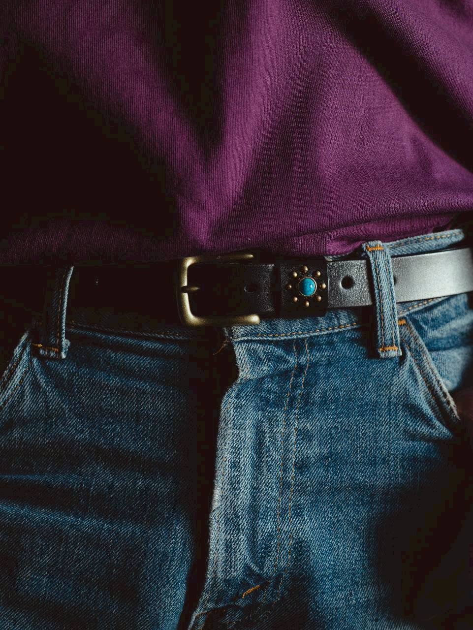 Nasngwam ナスングワム Studs Belt
