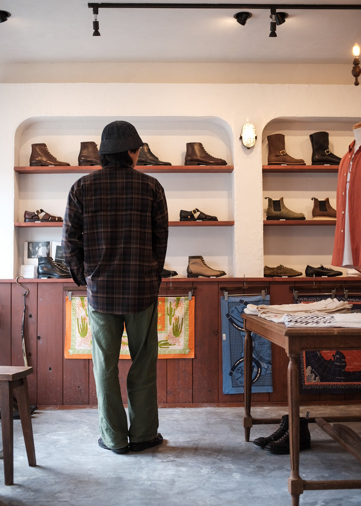 【PATHLOW】PERS PROJECTS パースプロジェクト ANDRWEW L/S SHIRTS “check”
