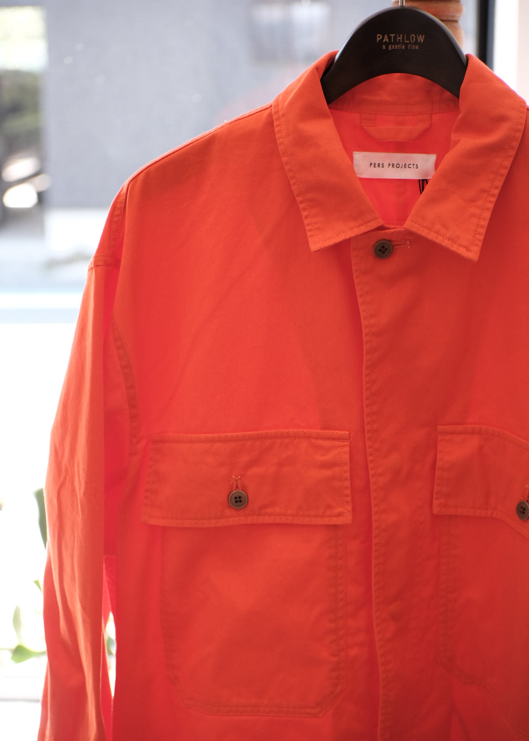 【PATHLOW】PERS PROJECTS パースプロジェクト NOMADIC JACKET FADED ORENGE