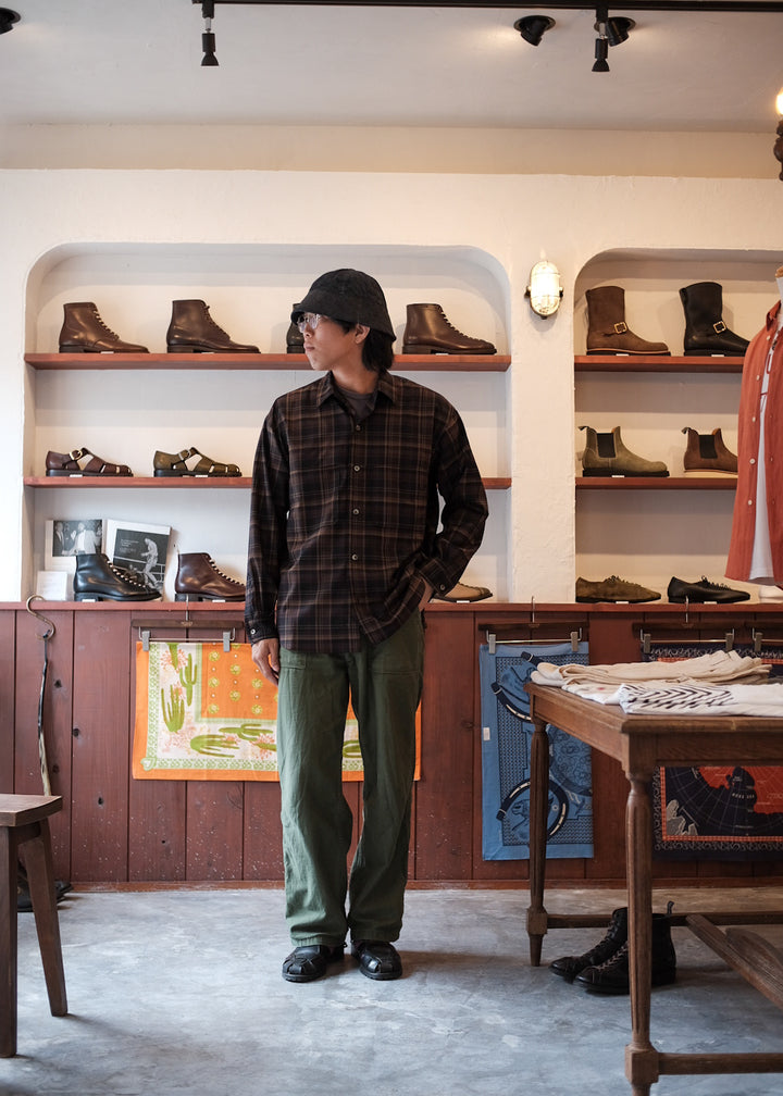 【PATHLOW】PERS PROJECTS パースプロジェクト ANDRWEW L/S SHIRTS “check”