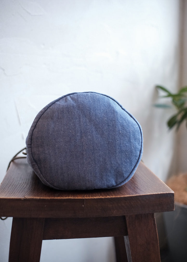 【PATHLOW】GENERAL THINGS ジェネラルシングス  まる底2WAYきんちゃくバッグ BLUE