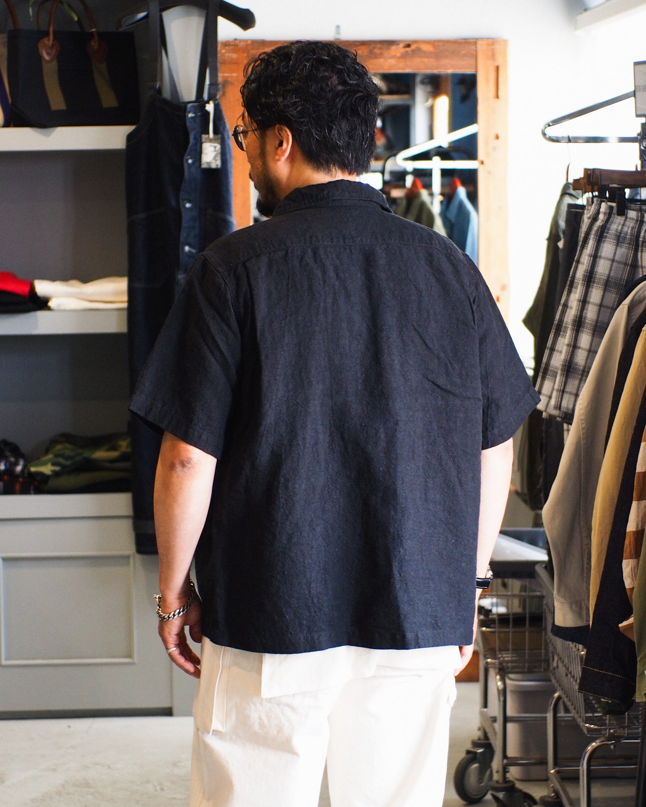 COLIMBO ZB-0305 Bisbee Drifter Shirt S/S -Heavy Weight Linen