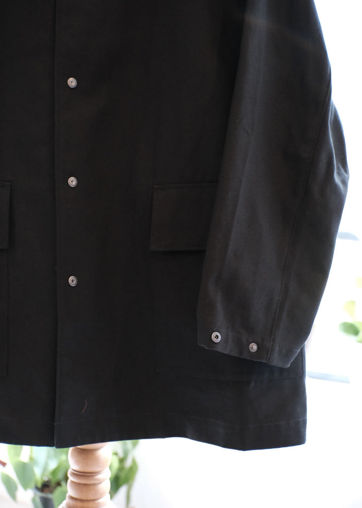 【PATHLOW】MANUAL ALPHABETCOTTON CANVAS WORK JACKET BLACK