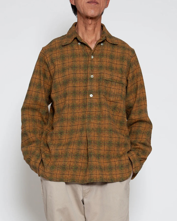 CORONA コロナ CS005 W.C.W SHIRT PULLOVER / Khaki × Green