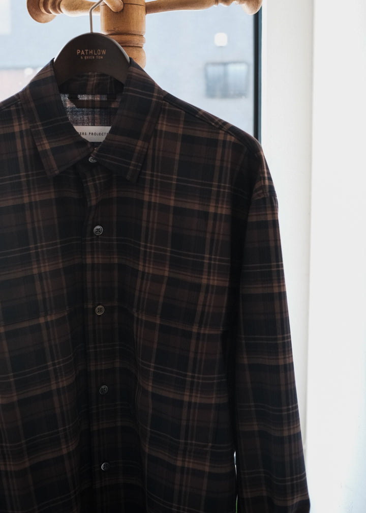 【PATHLOW】PERS PROJECTS パースプロジェクト ANDRWEW L/S SHIRTS “check”