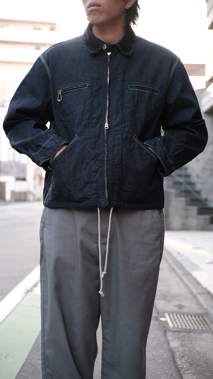 【PATHLOW】H.UNIT エイチ ユニット DENIM ZIP WORK JACKET ONE WASH