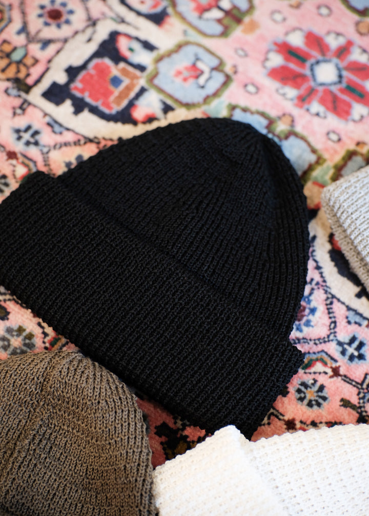 【PATHLOW】cableami  LINEN-LIKED FINISHED COTTON W/CAP