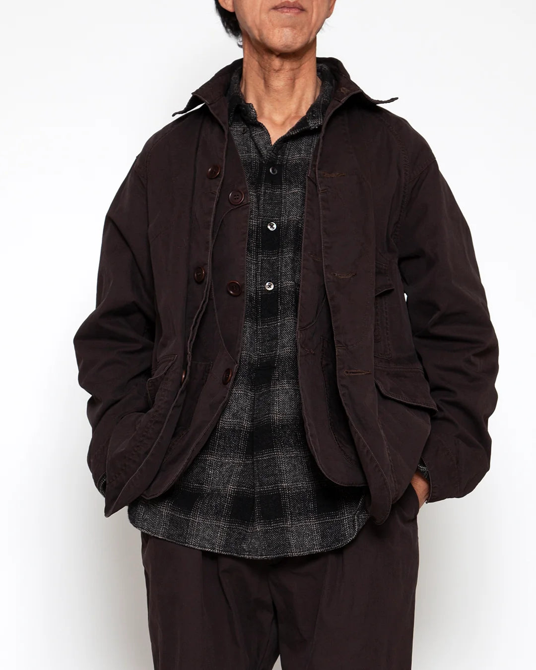 CORONA コロナ CJ001 CORONA・GAME JACKET / Chocolate Brown w/ Bio-wash