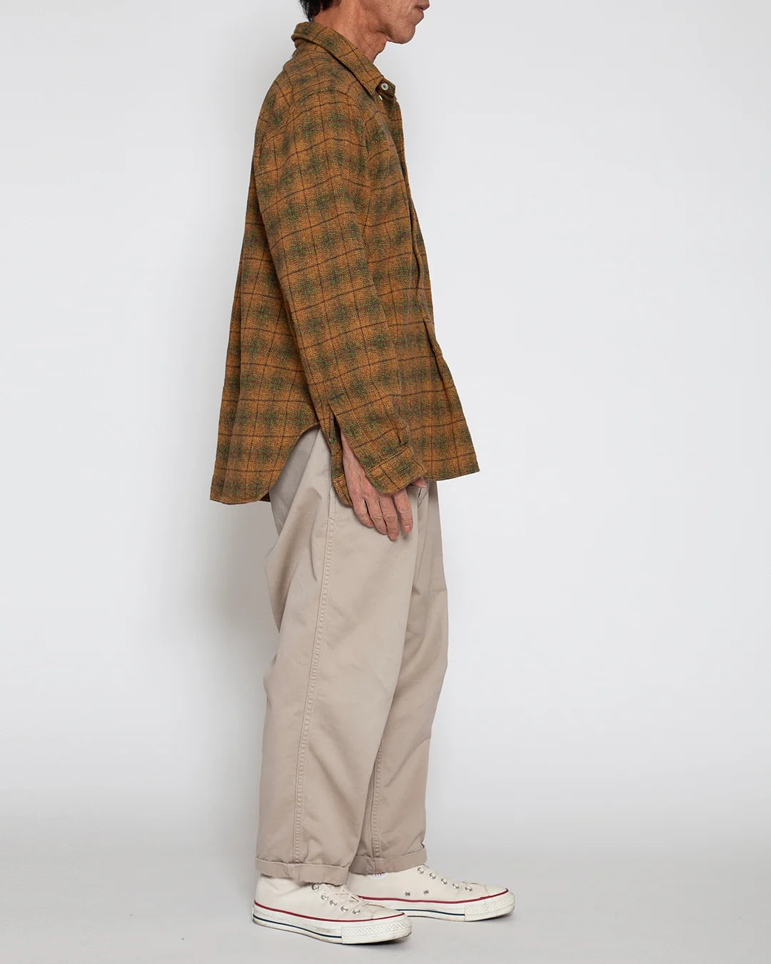 CORONA コロナ CS005 W.C.W SHIRT PULLOVER / Khaki × Green
