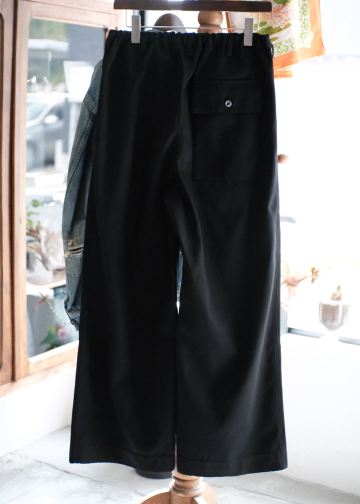 【PATHLOW】PERS PROJECTS パースプロジェクト JENS 2TUCK WIDE TROUSERS BLACK