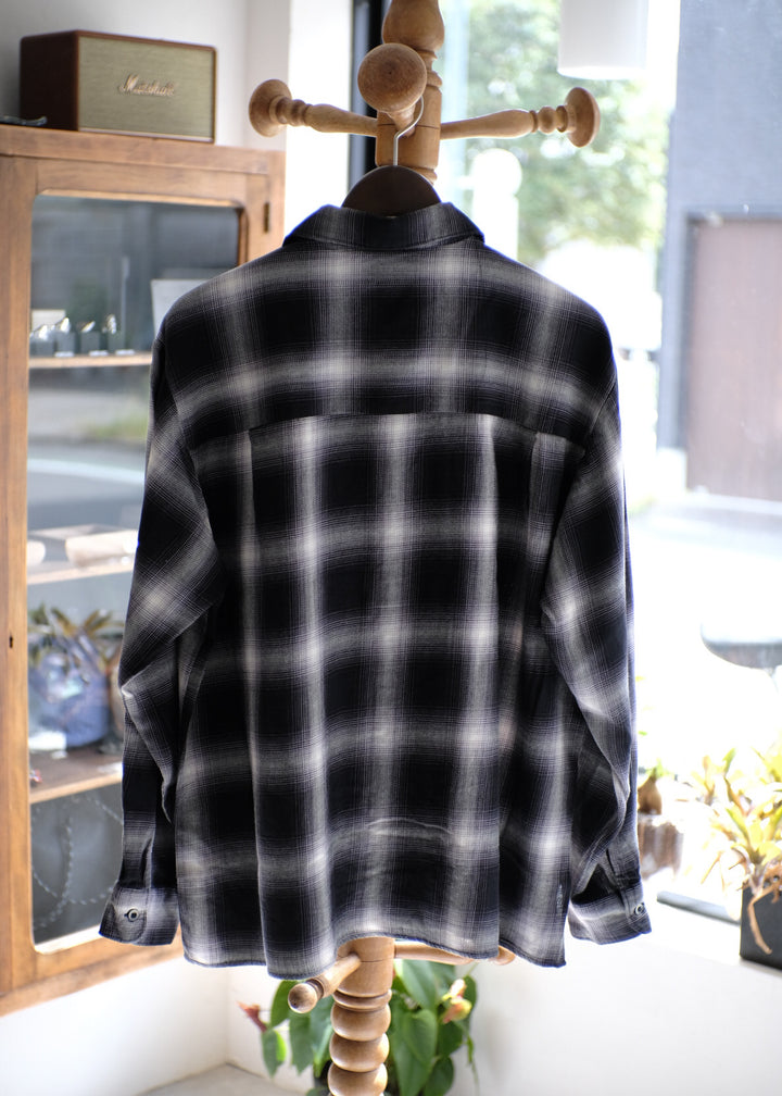 【PATHLOW】MANUAL ALPHABET OMBRE CHECK L/S SHIRTS