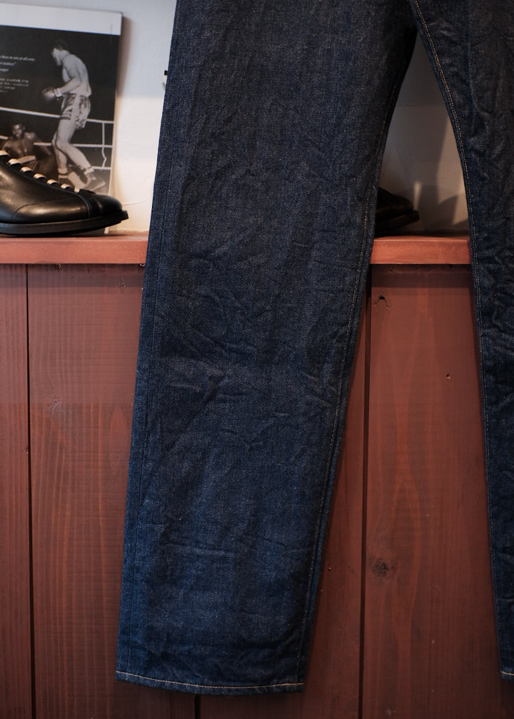 【PATHLOW】GENERAL THINGS Lot.120A / Plain Denim / Button fly Jeans Line 2 Straight