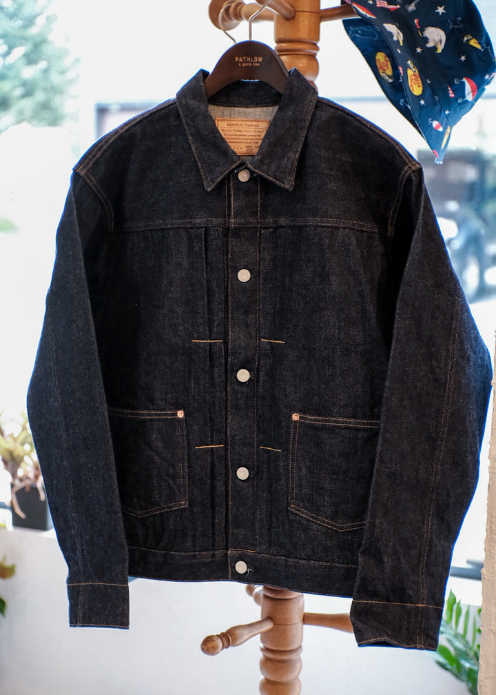 【PATHLOW】GENERAL THINGS Lot.7110 / 2 Pockets Solid Denim Jacket