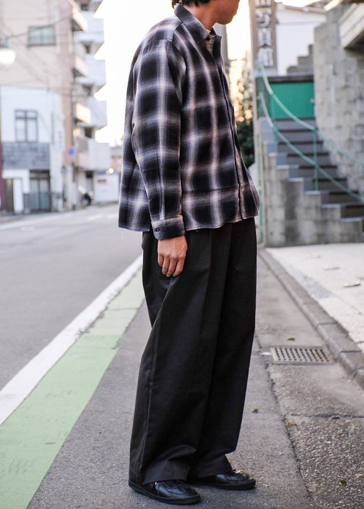 【PATHLOW】MANUAL ALPHABET OMBRE CHECK L/S SHIRTS