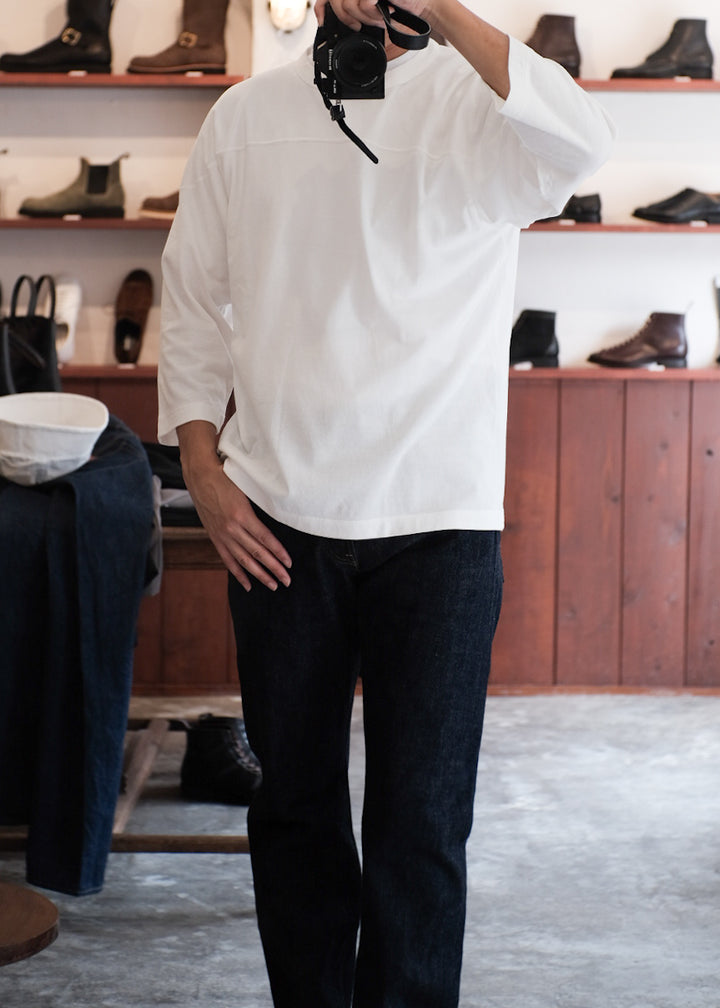 【PATHLOW】Unison Special C/R FOOTBALL TEE WHITE