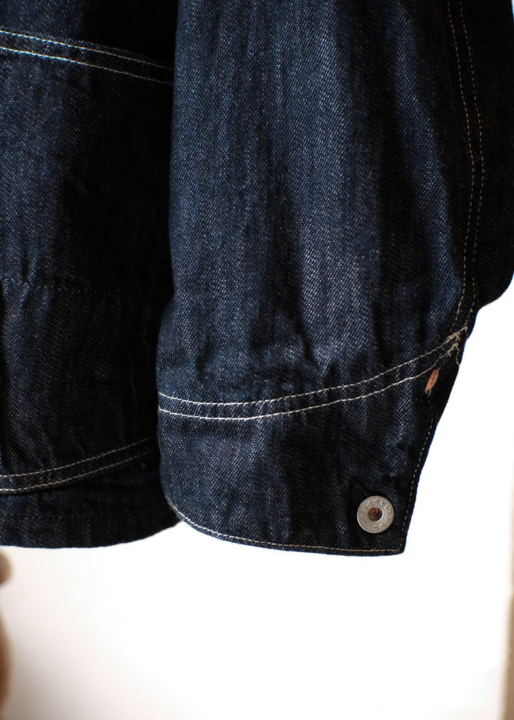 【PATHLOW】H.UNIT Denim coveralls (One wash)