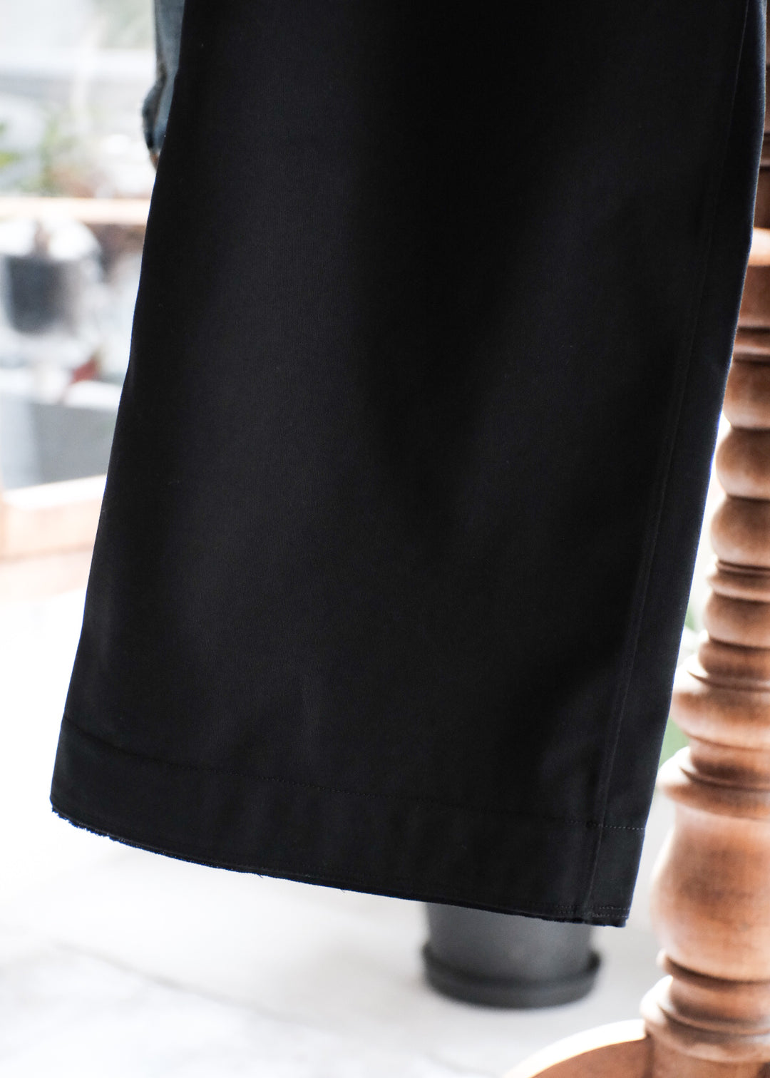 【PATHLOW】PERS PROJECTS パースプロジェクト JENS 2TUCK WIDE TROUSERS BLACK